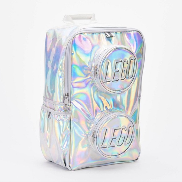 Lego Brick 15” Backpack - Holographic NWT - Picture 4 of 9